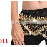 Black Tribal Belly Dance Hip Belt (XF-011) thumbnail-1