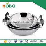 Eco -friendly Stainless Steel Woks With Best Price thumbnail-1