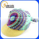 Sunny Shine cheap women straw hat decoration