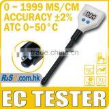 EC Electrical Conductivity Meter Water Tester 1999ppm Aquarium Long Probe