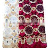 High Quality Organza Lace With Sequins 2016 Wholesale Lace Fabric in Dubai thumbnail-1