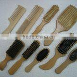 OEM Logo Printed Variety Kinds Wooden Brush Comb Set