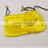 Embroidery Logo Satin Pouch Bag thumbnail-1