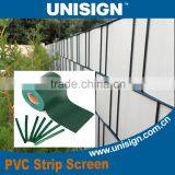 Unisign Good Quality PVC Sichtschutzstreifen Zaunblende thumbnail-2