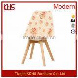 Factory Direct Sale New Fabric With Pattern Wooden Leisure Chair For Sale