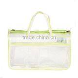 Travel Cosmetic Bag PVC Clear Handbag Organizer Bag thumbnail-3