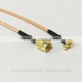 High Performance SMA Female to Male Right Angle MCX RF Pigtail Coaxial Cable RG316 thumbnail-3