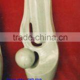 Gray Abstract Art Statue Marble Hand Carving Sculpture For Garden, Home, Street, Decoration And Restaurant