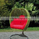 UGO Furniture Home Garden Rattan Hanging Indoor Swing Chair Apple Shape