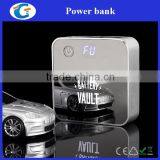 Metal Square Dual Usb Mobile Powerbank With Illuminating Logo thumbnail-2