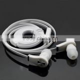 Shenzhen wholesale Cheap colorful flat cable plastic earphone headphone