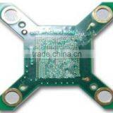 6-Layer 0.71MM Thickness FR4 IT180 Plug Through Hole +lasor Blind Hole 0.15MM Gild Hard Gold