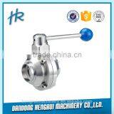 6 Inch Cast Iron LP Epdm Seat Wafer Type Butterfly Valve for Sea Water thumbnail-2