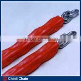 Standard Elevator Compensation Lashing Chains,Heavy Duty Alloy Plastic Coated Chain