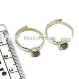 Summer Beauty !! Brown CZ 925 Sterling Silver Toe Ring, 925 Silver Jewelry, Wholesale Gemstone Toe Rings thumbnail-6