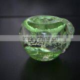Glass Paperweight Apple Shape Green Color Decorative Household Items thumbnail-1
