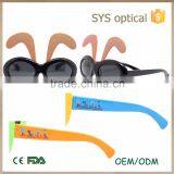 New Arrival Colorful Kids Silicon Sunglasses ,with Rabbit Ear in Eyebrow Cute Kid Sunglasses thumbnail-5