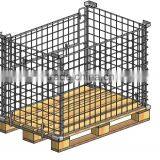 Heavy Duty Wholesale Fixed On Pallet Chrome Wire Basket thumbnail-2
