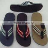 663 LOULUEN Fabric Strap Flip Flops Beach Slippers For Man thumbnail-1