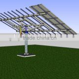 Automatic tracking solar panel mounts