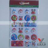 Hot Sale Xmas Embossing Sticker