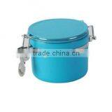 PP Plastic Iron Lock Air-tight Canister With Lid