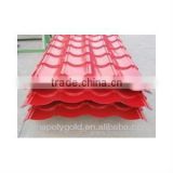 coated galvanized corrugated roofing tiles