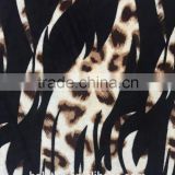 Leopard Pattern Designer Saree Black Velvet Fabric Prints