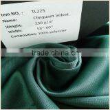 100%polyester Nearly Changxing Manufacturer no Mat Super Poly Fabric