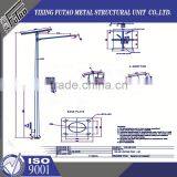 High Quality Galvanized Conical Steel Lamp Pole thumbnail-5