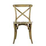 China Manufacturer Offer Antique Dining Wooden Cross Rest Chair thumbnail-5
