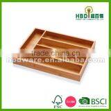 Bamboo Kitchen Cutlery Tray,bamboo Organizer,wood Cutlery Tray Wholesale thumbnail-2