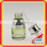 Flat Shoulder Refillable Spray With Printing Flower Cap Lotion Bottle GSB-0015R thumbnail-5
