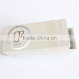 UV Logo Printed Hair Exensions Packaging Magnetic Closure Matte Black Paper Cosmetic Box
