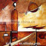 Beautiful African Girl Oil Decorative Portrait Painting 17671 thumbnail-2