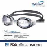 Legend - UV Protection Poly Carbonate Lens Open Water Triathlon Adult Swimming Goggles