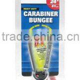 Carabiner Bungee Cord Red 24 Inch thumbnail-1