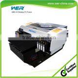 Top Selling A2 Size 8 Color 5760 * 2880 Dpi WER-D4880UV uv Hybrid Printer