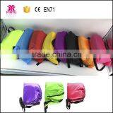 Factory Price Real 210T Ripstop Nylon Sleeping Sofa Laybag Furniture Bean Bag Chair With Pocket and Light thumbnail-1