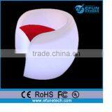 Battery Rechargeable Led Curve Sofa Chair,modern Design LED Illuminated Sofa