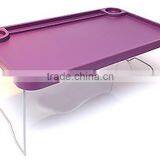 Laptop Stand With Metal Leg,Plastic Folding Table,,Bed Laptop Table thumbnail-3
