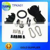 Tuopu Canoe Anchor Kit System Yak Gear Deluxe Anchor Trolley Kit for Canoe Kayak Pad Eye Anchor Kit thumbnail-2