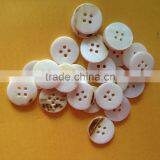 Natural White River Shell Sew Buttons for Garments