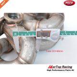 Mertop 3mm Tube Thick SS304 T3 Flange Steam Pipe for 240SX S13 S14 SR20det SR20 Top Mount Manifold+ 44mm V Band Wastegat thumbnail-2