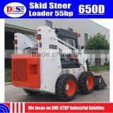 Cheap Skid Steer Loader Price 650kg Mini Skid Loader 55hp New WECAN Skid Steer Loader thumbnail-4
