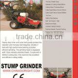 Stump Grinder Made in China 2pcs V-belt Gas Engine With 9pcs Teeth thumbnail-6