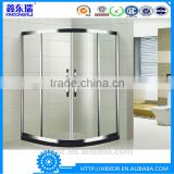 China Xindongrui factory black and white aluminum frame sliding glass complete steam shower room