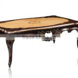 Luxury Antique Style Wooden Coffee Table, Italian Style Centre Coffee Table Furniture thumbnail-1