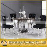 Modern Round Marble Top Dining Table for Banquet Hall
