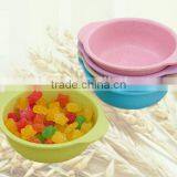 Children wheat straw bowl eco-friendly plastic bowl